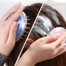 KIT 3 Peças Escova Massageador De Couro Cabeludo E Anti Caspa De Cabelo - WL