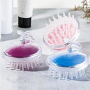 KIT 3 Peças Escova Massageador De Couro Cabeludo E Anti Caspa De Cabelo - WL