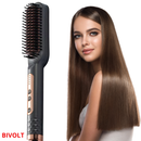 Escova Alisadora Sokany 5 em 1 - Alisa, Hidrata, Modela, Alinha e Anti-Frizz com Nf Bivolt