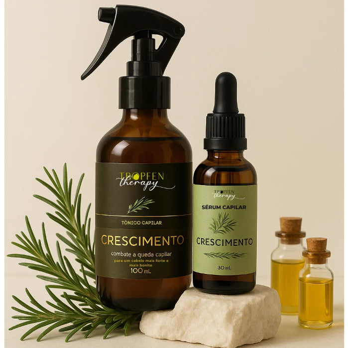 Kit Tropfen Crescimento Capilar Natural – Tônico + Sérum