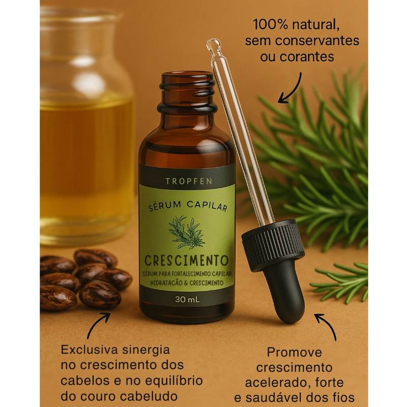 Kit Terapia Capilar Óleo de Alecrim + Tônico Poderoso de Crescimento 100 mL
