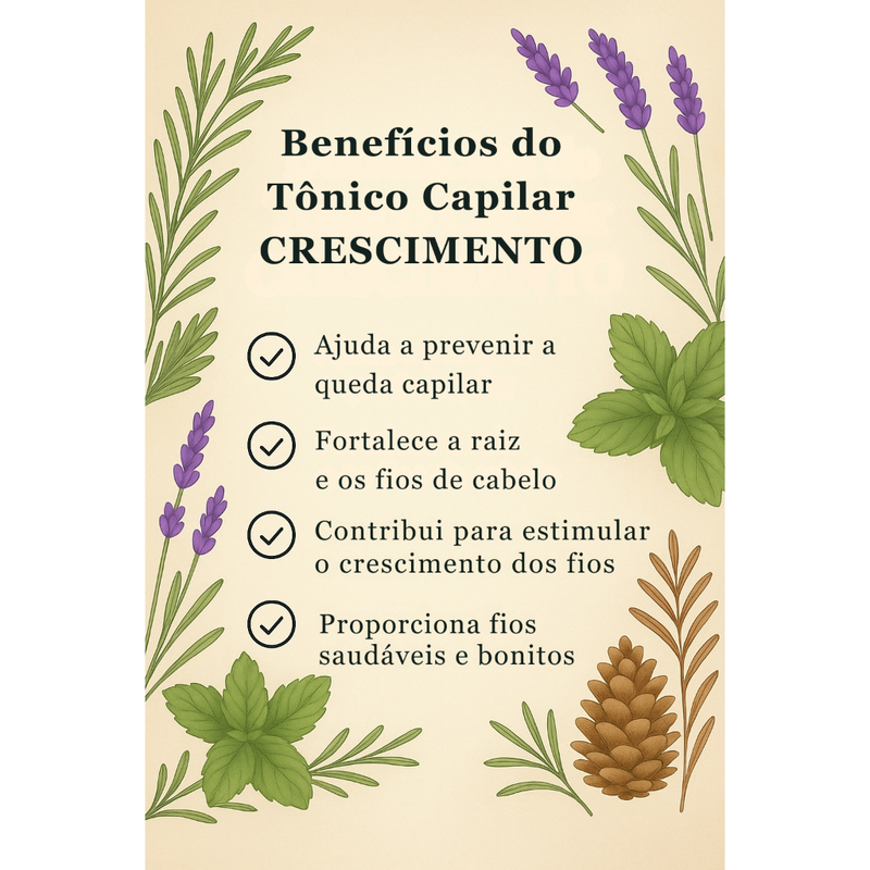 Kit Terapia Capilar Óleo de Alecrim + Tônico Poderoso de Crescimento 100 mL