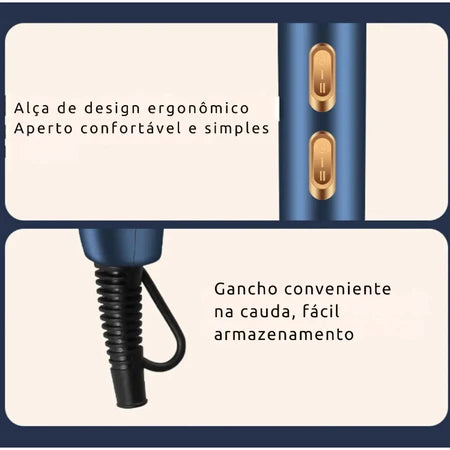 Secador Sokany Profissional com Difusor Anti-Frizz