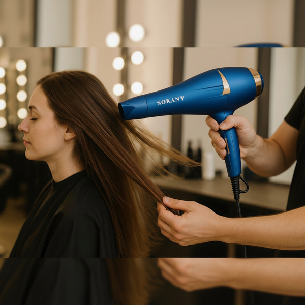 Secador Sokany Profissional com Difusor Anti-Frizz