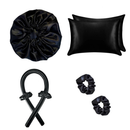 Kit Anti Frizz 2 Fronhas 1 Touca 1 kit Modelador de cachos 2 Scrunchioes