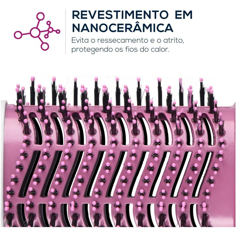 Escova Secadora Britânia 4 em 1 1300W Bivolt BELLA01