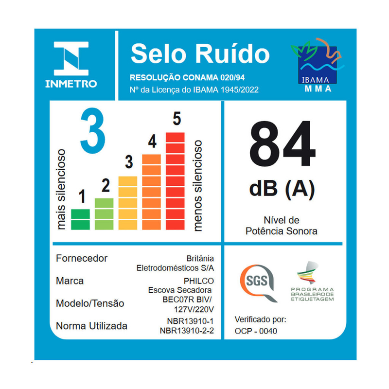 Escova Secadora Britânia Soft 4 em 1 1300W Bivolt BEC07R