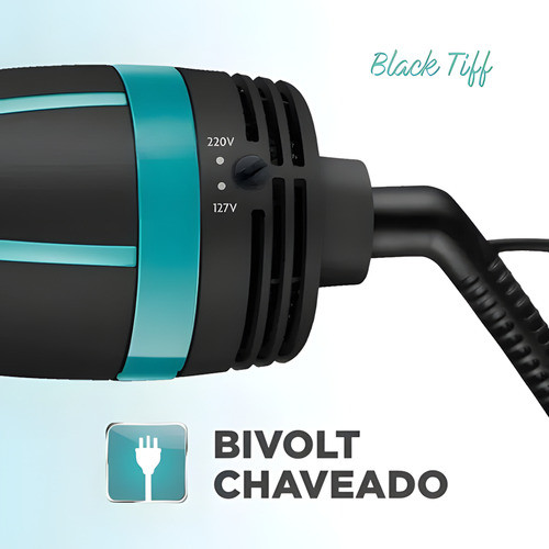 Escova Secadora e Alisadora Mondial Black Tiff ES-16 1200w